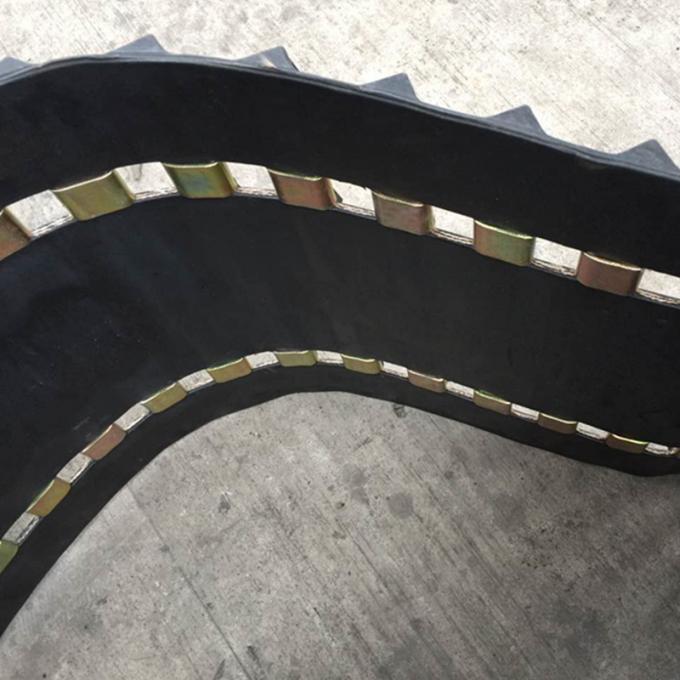 Rubber Material Small Snowmobile Track , High Speed Snow Machine Tracks