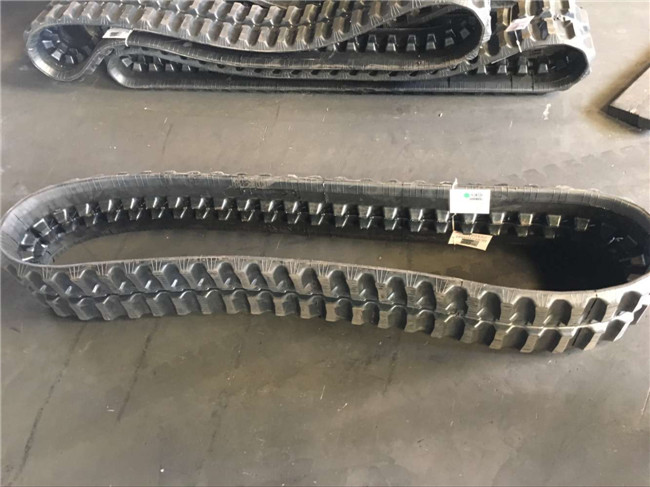 Low Noise Excavator Rubber Tracks Less Vibration Extreme Durability