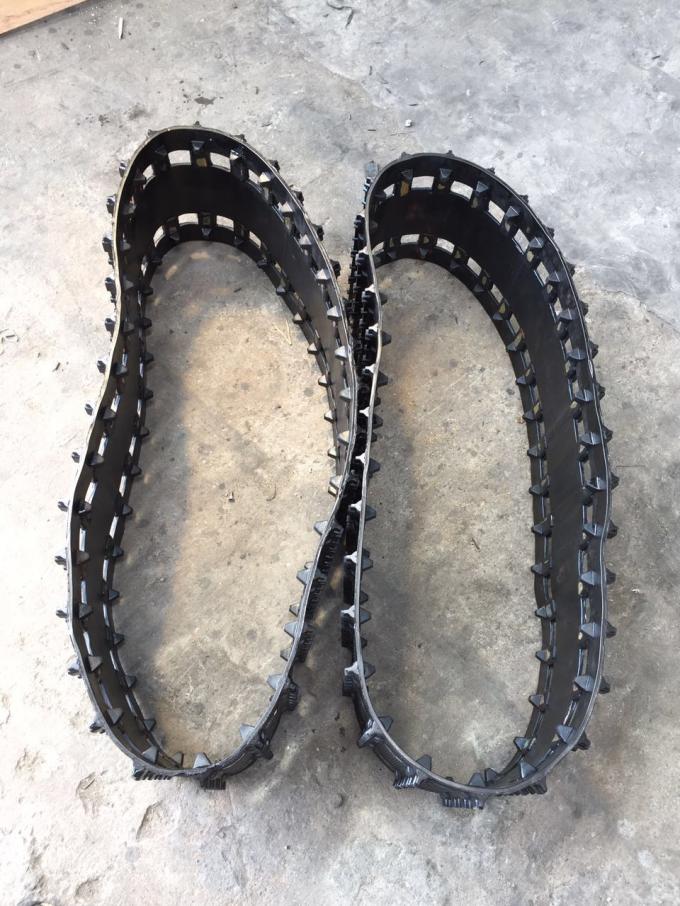 64mm Pitch Continuous Rubber Track 27 Link Snowmobile Rubber Track