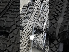 180X72 rubber track for small robot