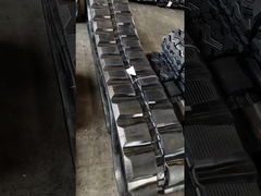 skid steer loader rubber track block pattern