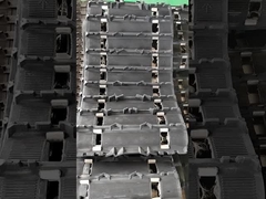 64mm Pitch Snowmobile Rubber Track With Adjustable Links