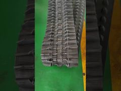 220mm Width Rubber Snow Tracks , Low Noise Snowmobile Track Replacement
