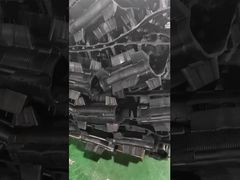 Low Noise Rubber Track Pads For Excavators / Rubber Track Undercarriage 300X52 5X88