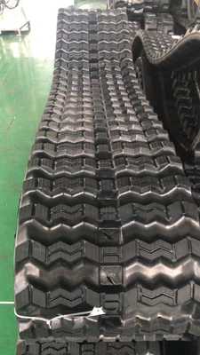 ZZS450x86x56 Zigzag Pattern Skid Steer Loader Size Adjustable Rubber Track