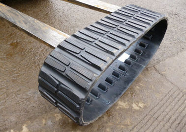 Flexible Track Loader Rubber Tracks Low Ground Pressure With Extreme Durability