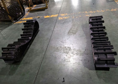300mm Width Continuous Agricultural Rubber Tracks For Rice Cutting Machine