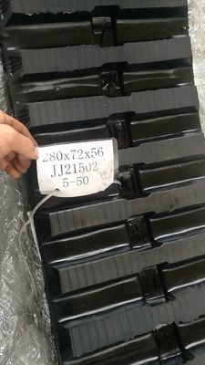Rubber Track 280x72x64 Construction Machinery Parts Excavator Mini Excavator Rubber Track