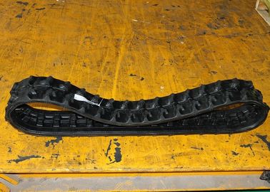 Rubber mini excavator tracks 150mm x 72mm 34 links 3 Metal Cores Wound Up