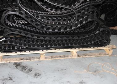 Kubota Kc60 Excavator Rubber Tracks With Kevlar Fiber Steel Cord Structure