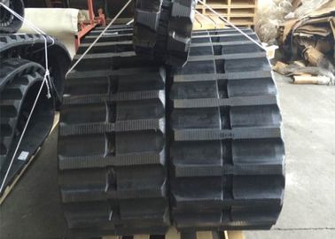 Rt1000 Rt800 Replacement Rubber Tracks 600 * 125 * 62 For Dumper Machinery
