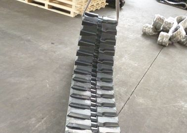 Block Patter Excavator Rubber Tracks 450 * 73.5 * 86 With Black Strong Rubber