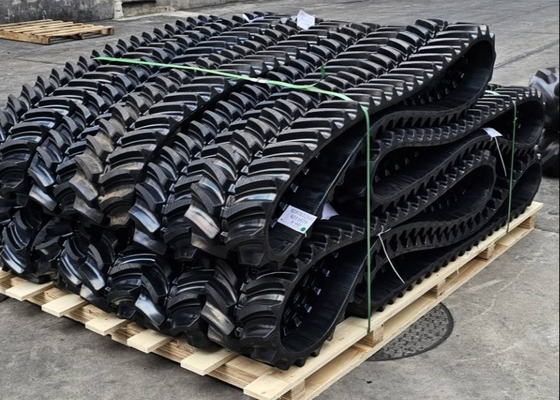 Rubber Track H280X72X47 With 40mm High Pattern For Gradening Machinery Or Lawn Mower