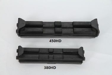 Black Color Clip On Rubber Track Pads 380HD For Engineering Machinery