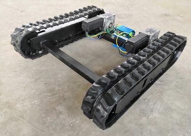 Fast Speed Rubber Track Undercarriage System With Steel Sprocket Supporting Wheel
