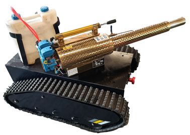 Electric Motor Rubber Track Undercarriage For Spray Disinfectant With Remote Control