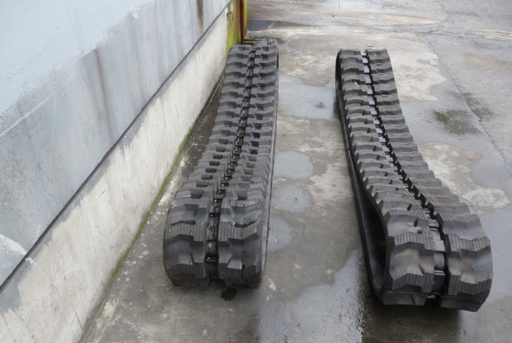100mm Pitch Adjustable Dumper Rubber Tracks Crawler Type