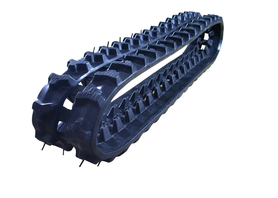 Width 148mm Robot Rubber Tracks With 60mm Pitch 36 Links