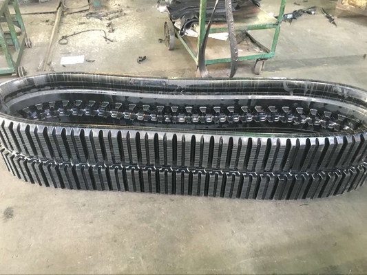ZB450x86x56 Straight Pattern Skid Steer Loader Size Adjustable Rubber Track