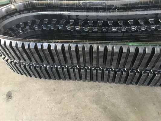 ZB450x86x56 Straight Pattern Skid Steer Loader Size Adjustable Rubber Track