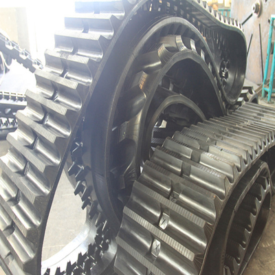 500x100x62 Large Dumper Rubber Track with Less Ground Damage Rubber Track
