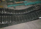 Small Skid Steer Track Loader Rubber Tracks Anti Vibration With 37 Link