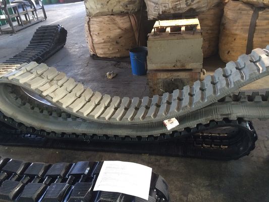 420x100x54  Block Tread  Cralwer MX55 Excavator Rubber Track