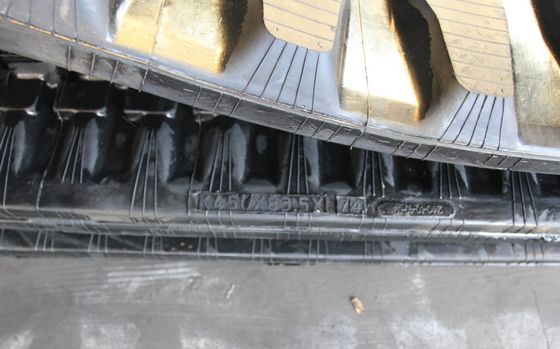 450*83.5*74 Wholesale ATV UTV Jointless Construction Machinery Parts Excavator Rubber Track