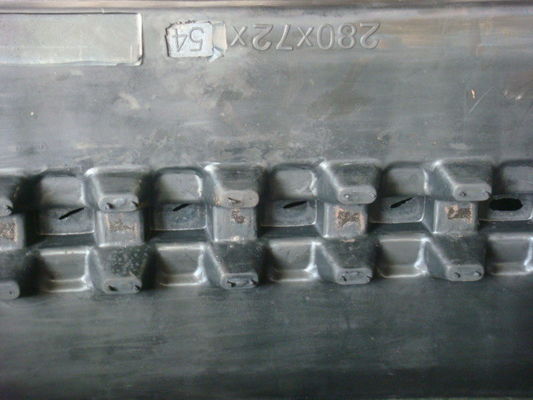 Rubber Track 280x72x64 Construction Machinery Parts Excavator Mini Excavator Rubber Track