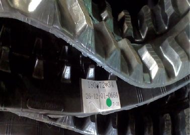 Excavator Rubber Tracks 180 * 72 * 34 with 180mm wide engineering Excavators Machinery Parts