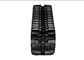Links 45 Excavator Rubber Tracks Black Color Jointless With One Year Warranty