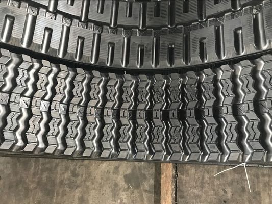 320x86x55/400x86x55/450x86x55 Zigzag Pattern Skid Steer Loader Rubber Track