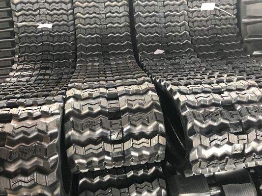 320x86x55/400x86x55/450x86x55 Zigzag Pattern Skid Steer Loader Rubber Track