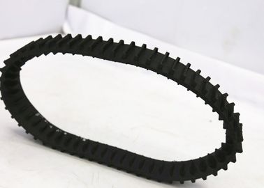 High Running Speed Robot Rubber Tracks , Small Rubber Tracks With Wheels