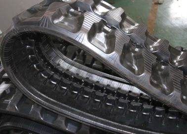 Low Noise Rubber Track Pads For Excavators / Rubber Track Undercarriage 300X52 5X88