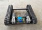 Fast Speed Rubber Track Undercarriage System With Steel Sprocket Supporting Wheel