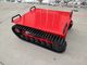 Length 1100mm Lightweight Farm Rubber Track Undercarriage