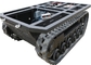 Power Trasmission 500KG Load Rubber Undercarriage Black Color