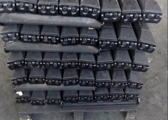 Bolt-On Tracked Pad Rubber Pads for Excavators Asphalt Pavers Construction Machineries
