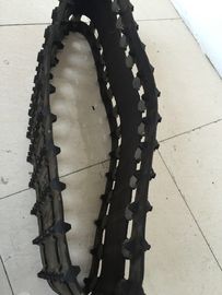 Black Robot Rubber Tracks 254×65×30 / Wear - Resistant Snowmobile Track Parts